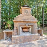 View Fireplace with Verona Wall
