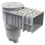 View SKR14xxx: Flow Star® Skimmer with Flush Face 4" Extension, Float Assembly, Basket, Lid and Collar Part