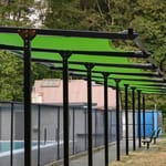 View Cantilever Tensioned Shade Fabric Frame System