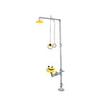 View Wheel Chair Accessible 30 gpm Shower, Eyewash with ABS Heads/Wye & Yello-Bowl® [01050274]