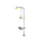 View Wheel Chair Accessible 30 gpm ABS Shower, Eyewash with Acetal Heads, BCP Wye & SS Bowl [01050272]