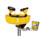 View Wall Mount Eye/Facewash Yello-Bowl®, 8.0 gpm ABS Facewash Heads [01035501]