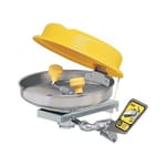 View Wall Mount Eye/Facewash SS Bowl, 2.4 gpm Acetal Eyewash Heads, PBC [01045001PBC]
