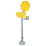View Pedestal Mount Eye/Facewash Yello-Bowl®, Acetal Eyewash Heads, PBC [01030316PBC]