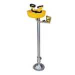 View Pedestal Mount Eye/Facewash Yello-Bowl®, 8.0 gpm ABS Facewash [01035402]