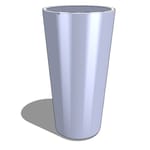 View Aluminum Round Tapered Planter - 24" - 42" High