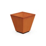 View Corten Steel Square Tapered Planter - 16" - 24" High