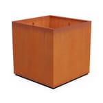 View Cornten Steel Square & Cube Planter - 28" - 48" High