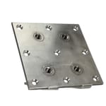 View NB1C4 - Glass Railing Post Mount