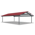 View Tube Steel Gable: TS-G2436-04