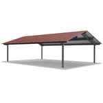 View Tube Steel Gable: TS-G2434-04