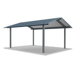View Tube Steel Gable: TS-G1620-04