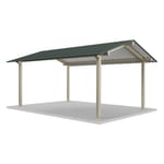 View Tube Steel Gable: TS-G1520-04