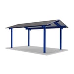 View Tube Steel Gable: TS-G1220-04