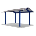 View Tube Steel Gable: TS-G1216-04