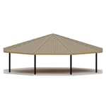 View Laminated Wood Octagon: LW-OCT40-04
