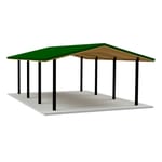 View Laminated Wood Gable: LW-2028-03