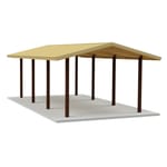 View Laminated Wood Gable: LW-1628-03