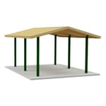 View Laminated Wood Gable: LW-1620-03