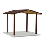 View Laminated Wood Gable: LW-1212-03