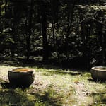 View Rustic Birdbath