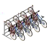 View Hi/Lo 90º 8-Bike Stall