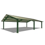 View Rectangle Gabled Shelters