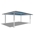 View Rectangle Hipped Shelters