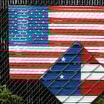 View American Flag Fence Kit