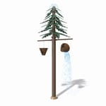 View Tall Pine Bucket Shower