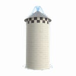 View Silo Shower Brick