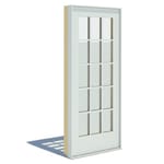 A-Series: Composite Clad - Frenchwood Outswing Doors - Elevation