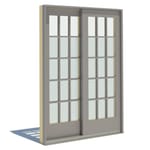 400 Series: Vinyl Clad - Frenchwood Gliding Doors - Elevation
