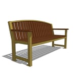 MBE-0450-00008 Bench (MLB450-W)