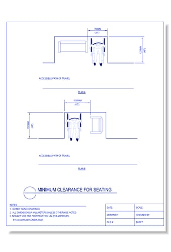 MInch Clearance for Seating