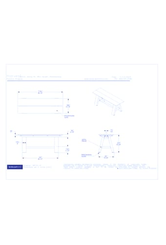 Harvest Bench 49", 94" Dining Height