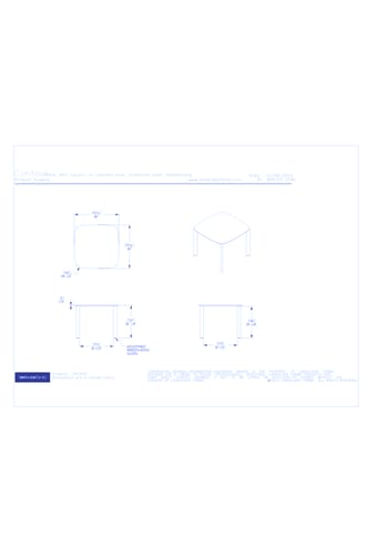 Contour Square Table