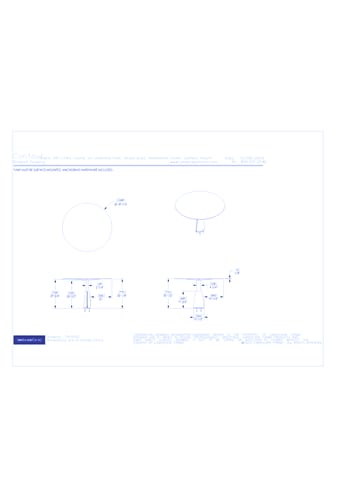 Contour Round Table with Surface Mount