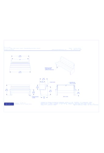 Booth Seating Low with Back Cover
