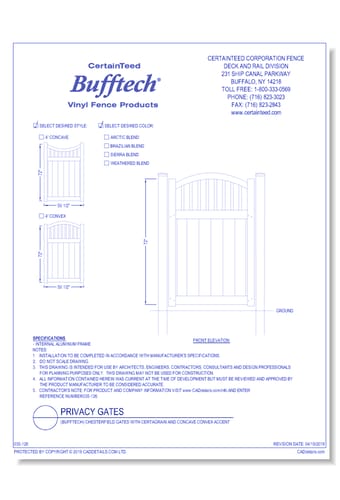 Bufftech: Chesterfield Gates With CertaGrain And Concave Convex Accent