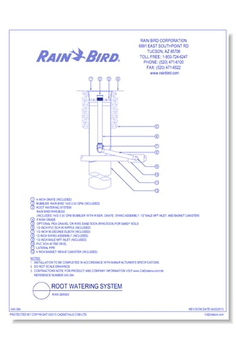 Root Watering System - RWS Series