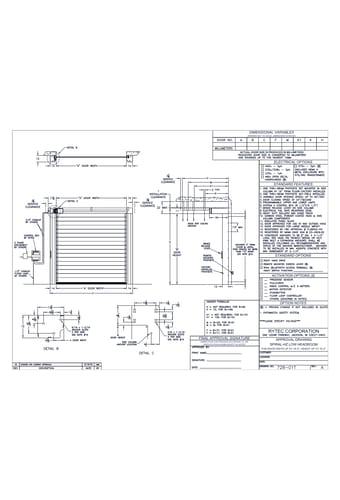 Spiral® LH®-HZ® High-Performance Door