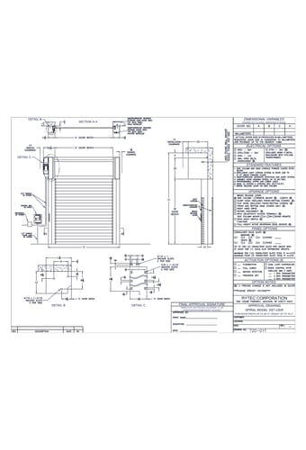 Spiral® High-Performance Door - 26' 3" X 16' 4"