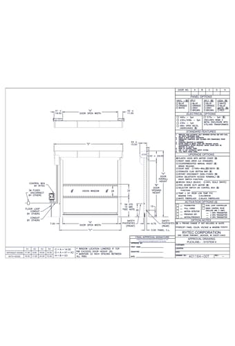 Plexline® Clean High-Performance Door with Hood