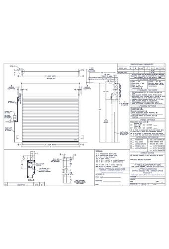 Spiral® VP (Direct Drive Low-Cycle) Door