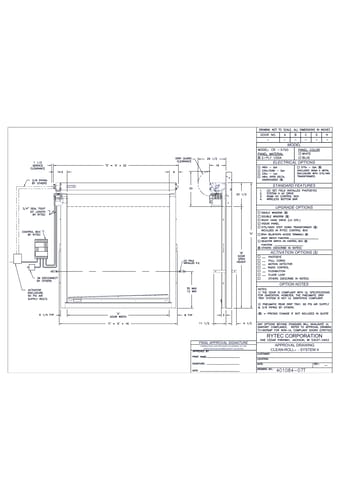 Clean-Roll® High-Performance Door with Drip Tray