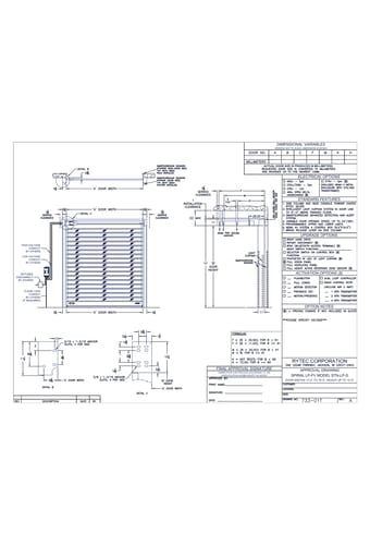 Spiral® LP-FV High-Performance Door - 18' 0" X 12' 0"