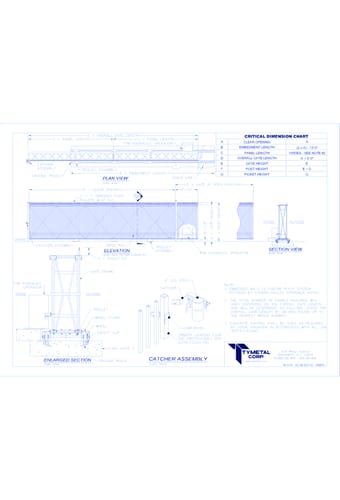 TYM-HYD Box Frame Roller Gate and Operator System - Ornamental