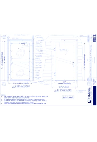 Ballistic 2150: Pre-hung Pedestrian Swing Gate