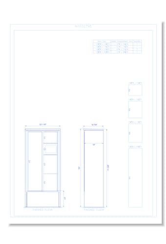 4 Door Freestanding 15" Deep Parcel Locker - Model E5 (N1032795)